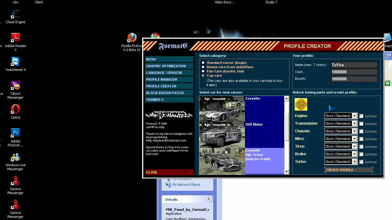 Cheat Engine Nfs Most Wanted Pc